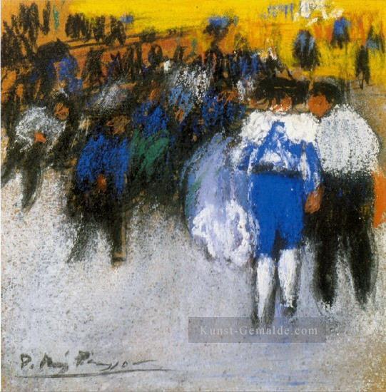 Bullfight 3 1901 cubism Pablo Picasso Ölgemälde